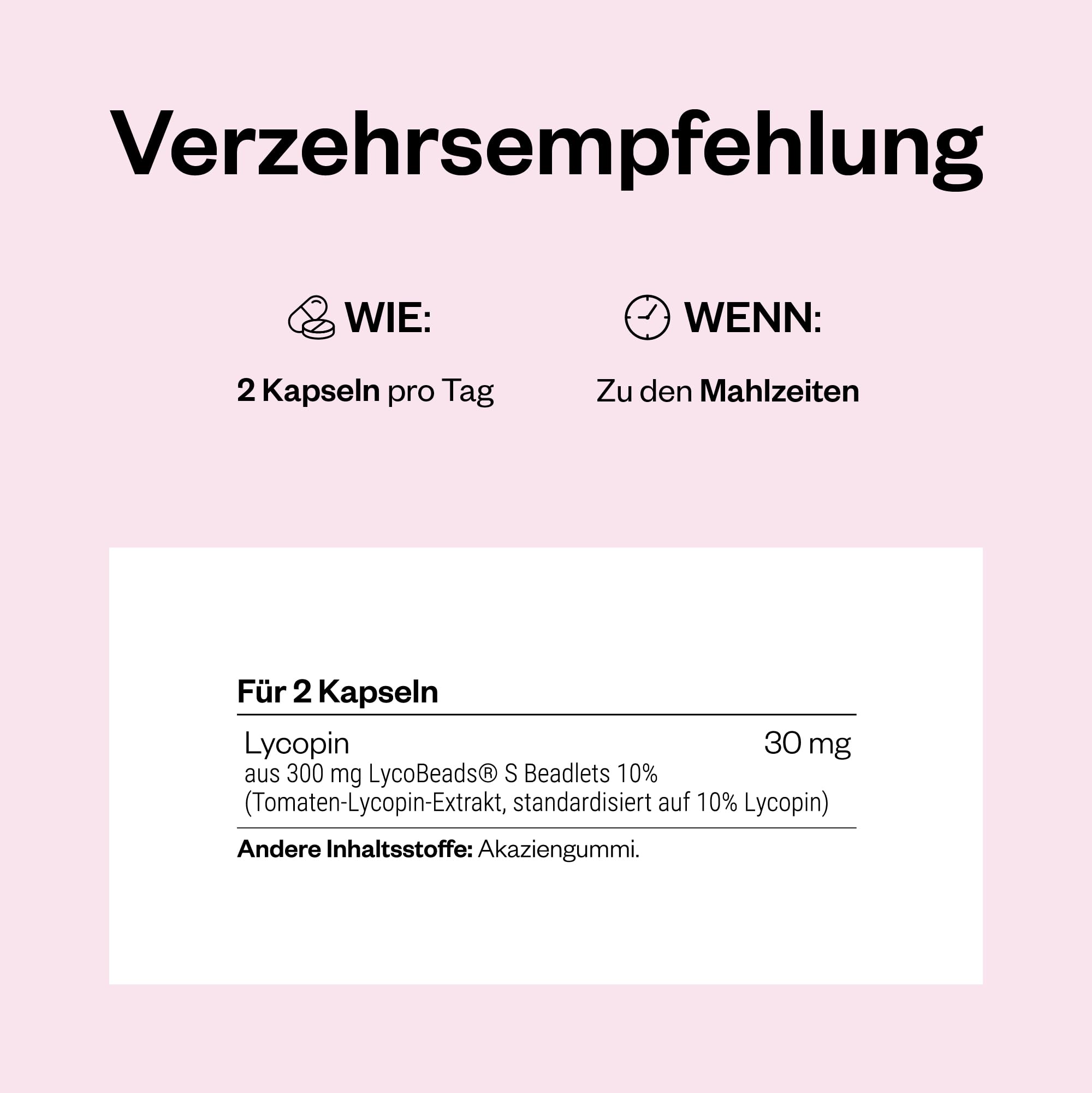 Lycopin - Antioxidativer Stress - 10% konzentrierter Tomaten-Lycopin-Extrakt - Vitamin E - Stimuliert die Blutzirkulation - Vegan - Glutenfrei - SuperSmart