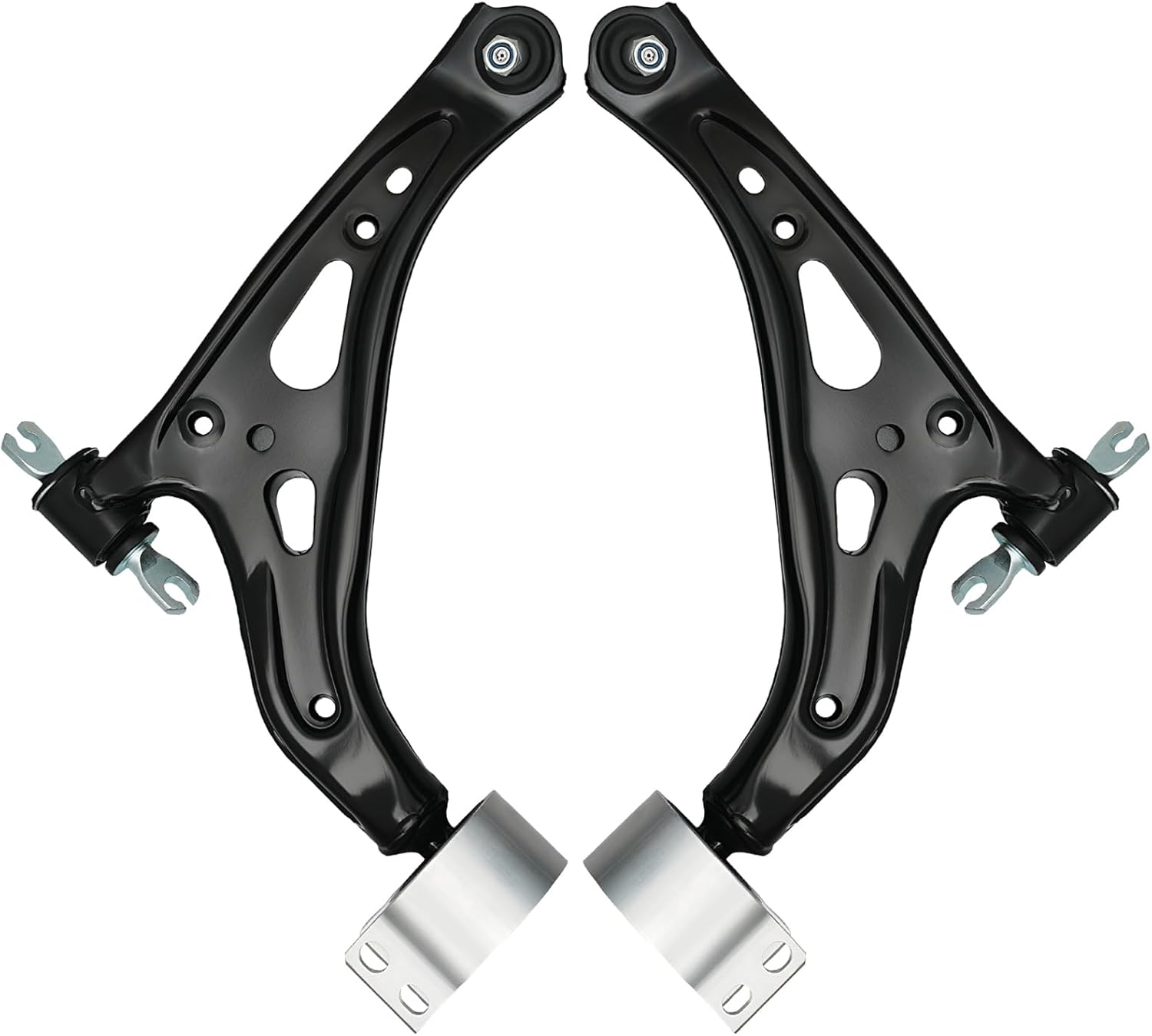 AUQDD 2Pc Suspension Front Lower Control Arm and Ball Joint Assembly Fit For 2018-2021 2022-2024 Chevy Equinox /18-24 G-M-C Terrain (OE# CMS501312 CMS501313 84406463 84406464)