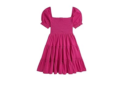 Polo Ralph Lauren Kids Smocked Cotton Jersey Dress (Big Kid) Girl