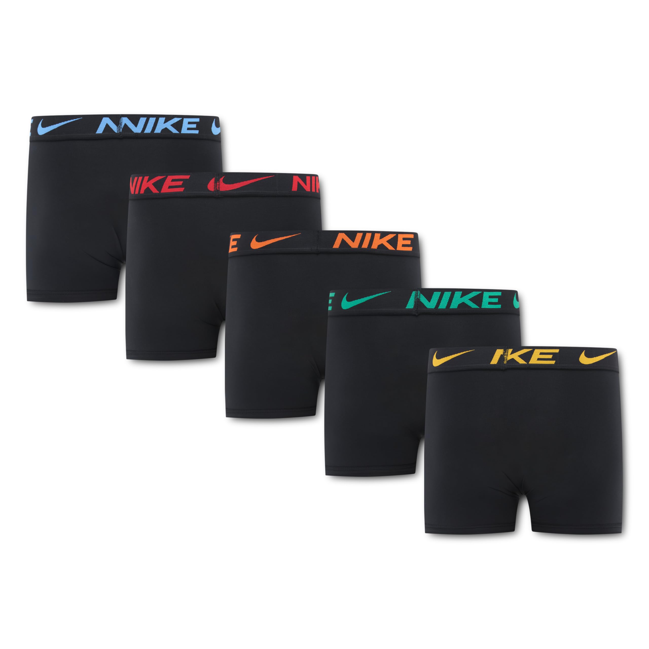 Nike Dri-FIT Color Pop Boxershorts, 5er-Pack, Klasse Schule (9N1159-023, mehrfarbig)