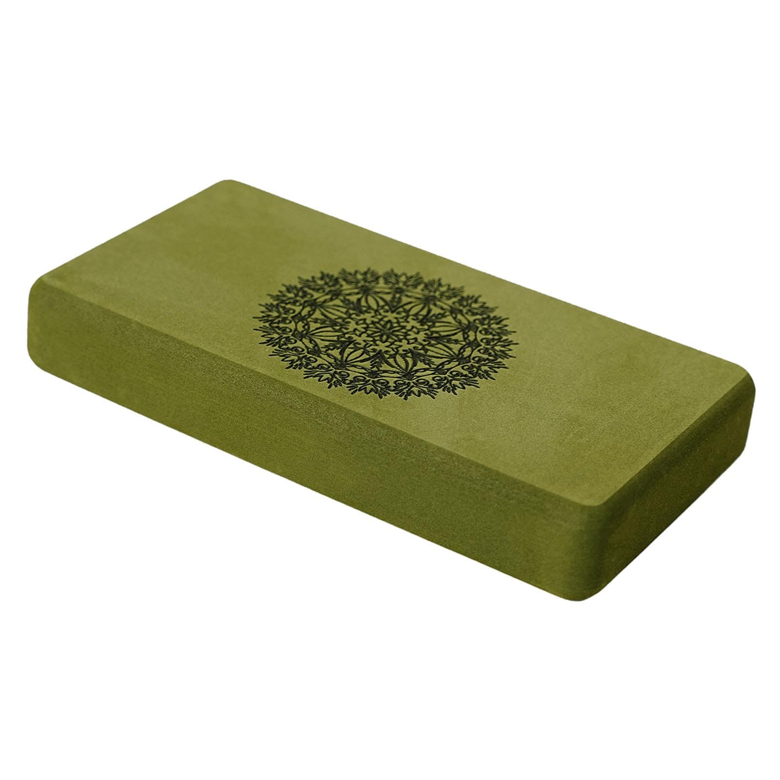 Yoga Block Practical Portable Exercise Brick for Home Gym Workout Stretching Green-image-47