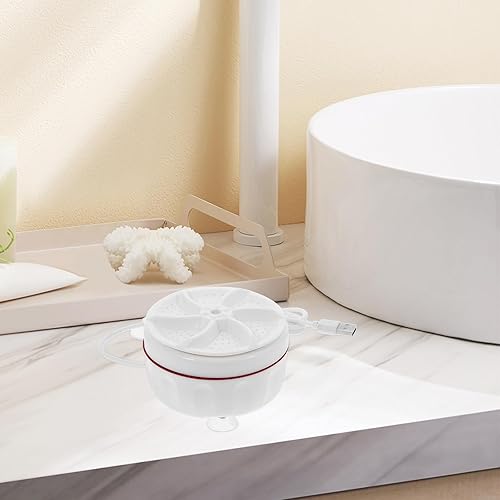 Miniatura 4 de Lavadora portátil con mini turbina para ropa interior y calcetines, recargable por USB, lavadora compacta para viajes, dormitorio, apartamento,