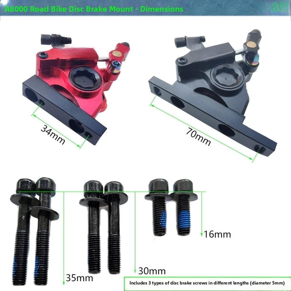 Pinza Freno Disco Mecánico Bici Carretera 140-160mm