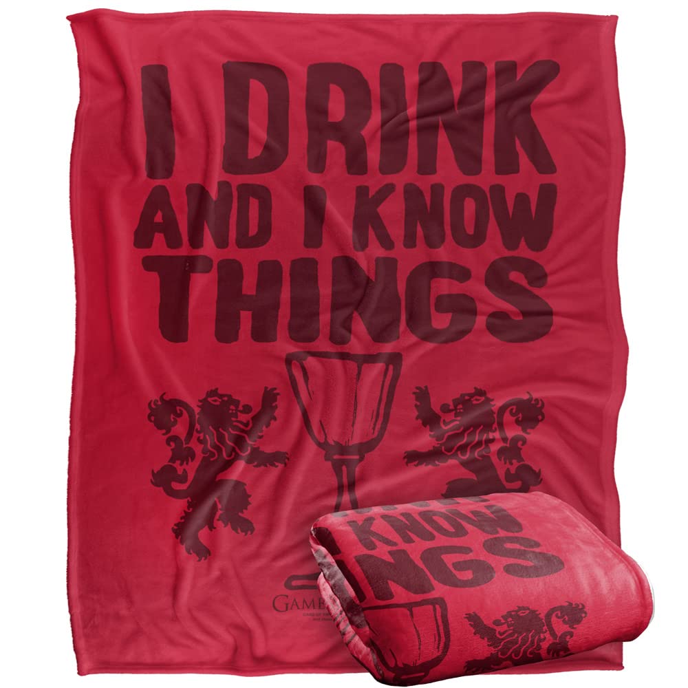 GAME OF THRONES Blanket, 152 x 127 cm The Tyrion Silky Touch Super Soft Throw Blanket