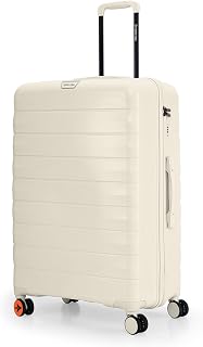 Nasher Miles Large Vienna Hard-Sided Polypropylene Double Spinner Check-in Luggage 28 inch | 75cm | 8 Wheels Trolley Bag f... Price In India