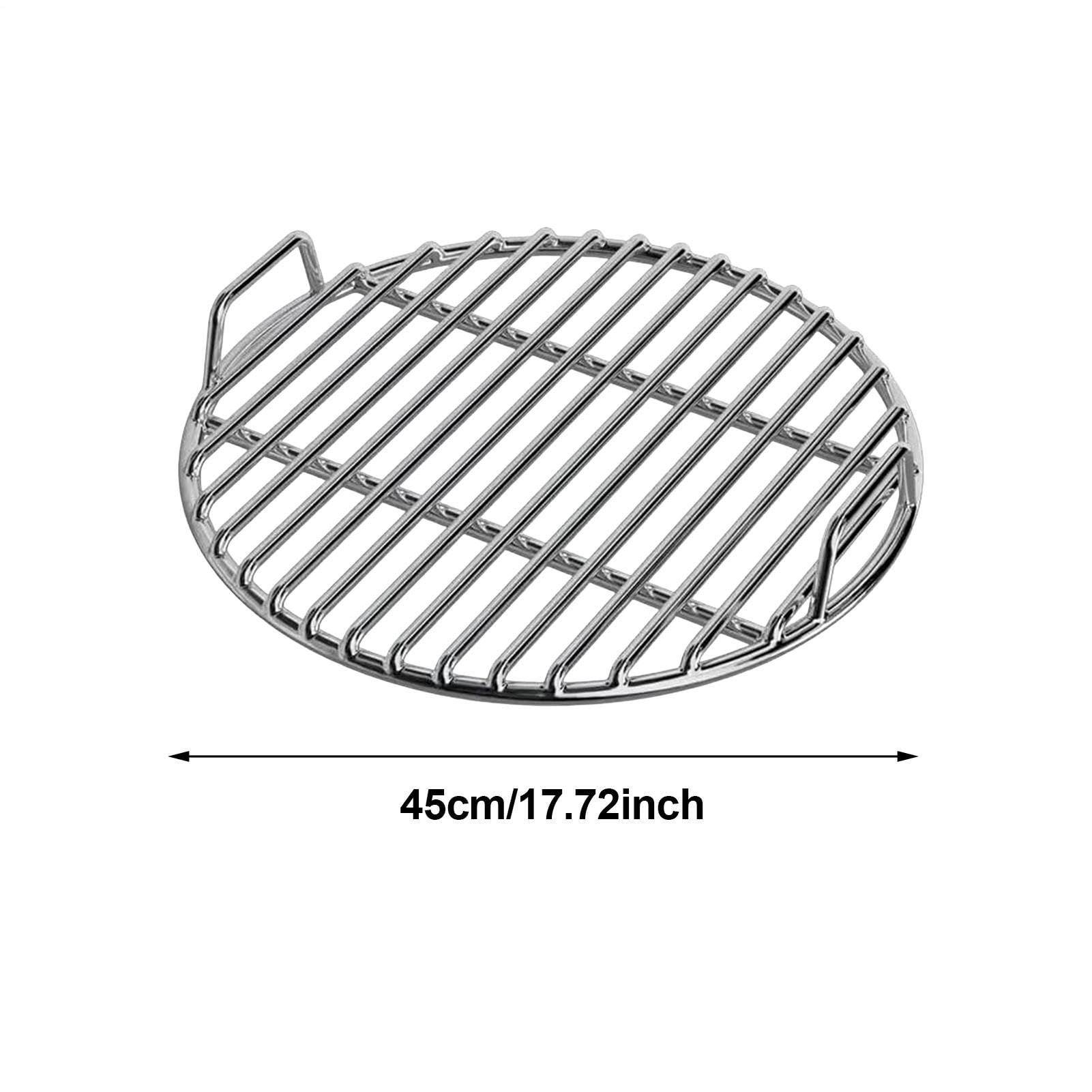 Ruszty Grillowe Nieprzywierający Okrągły Ze Stali Nierdzewnej | Okrągły ruszt do barbecue Do grillowania na zewnątrz, w ogrodzie, kemping, wędkowanie, piknik, podróże, imprezy, spotkania