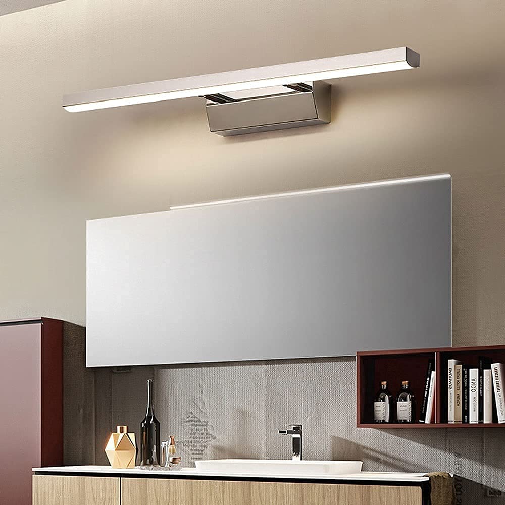 Lampada Specchio Frontale a Led, Luce per Comodino Bagno, Luce Specchio Metallico, Illuminazione Trucco, Lampada da Parete per Comodino Bagno, Lampada per Armadio Bagno, Tavolino da Toeletta/3 Color M