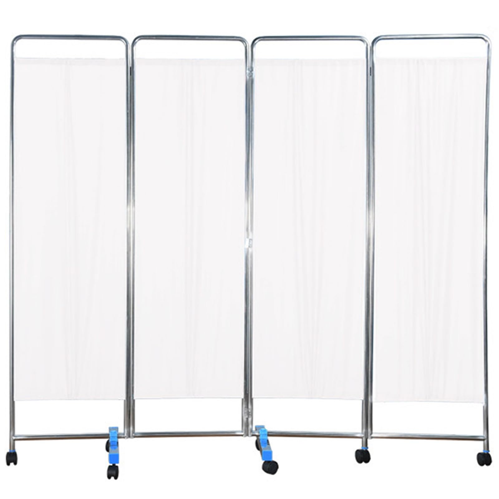 Schermo divisorio Medico a 5 Pannelli con Ruote, divisorio Pieghevole con rotelle bloccabili, Tessuto in Nylon Impermeabile per ospedali, cliniche, camere da Letto, saloni di Bellezza