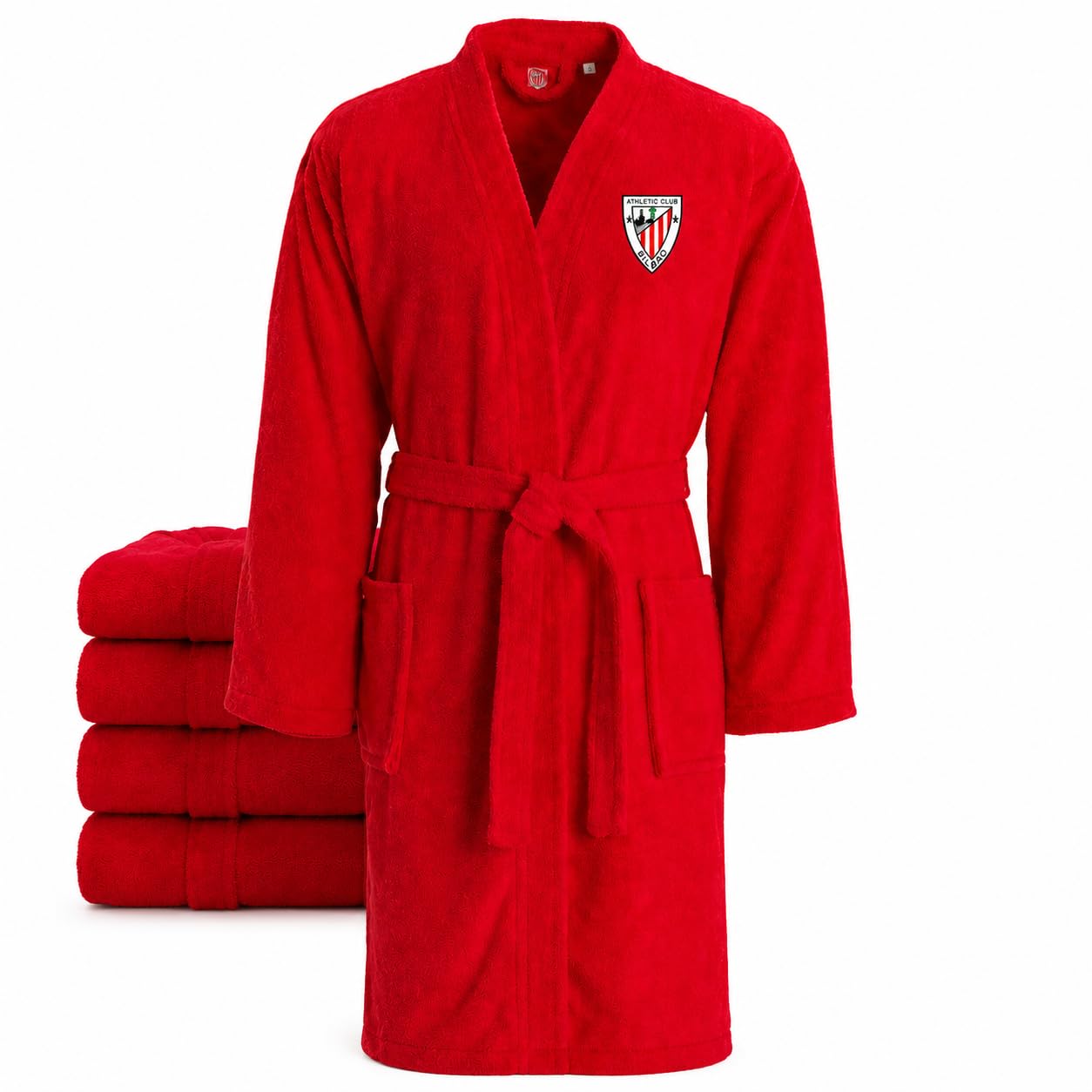 Albornoz de baño de equipos de fútbol, ​​batas de baño para adultos, regalos para aficionados, regalos para mujeres y hombres, regalos