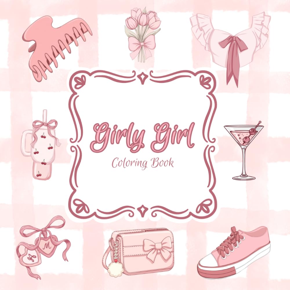 Girly Girl Coloring Book
