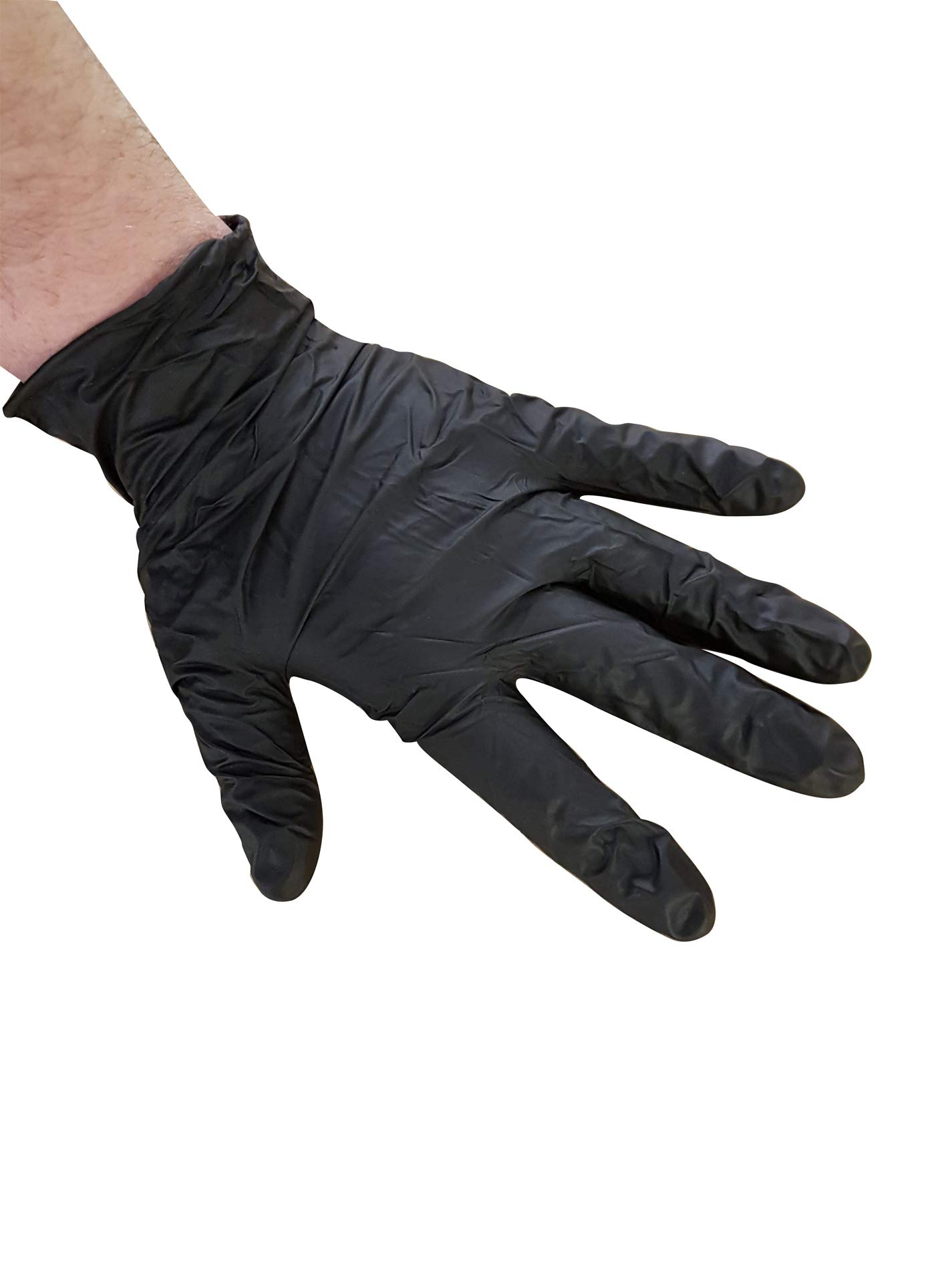 Black Rhino Premium Heavy Duty Nitrile Gloves - Black - Pack of 100 (NG502FM)