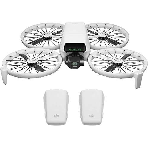 DJI Flip Two Battery Combo Without Screen Remote Controller, Drone With 4K UHD Camera for Adults, Palm Takeoff, Auto Return, Intelligent Flight, 2 Batteries