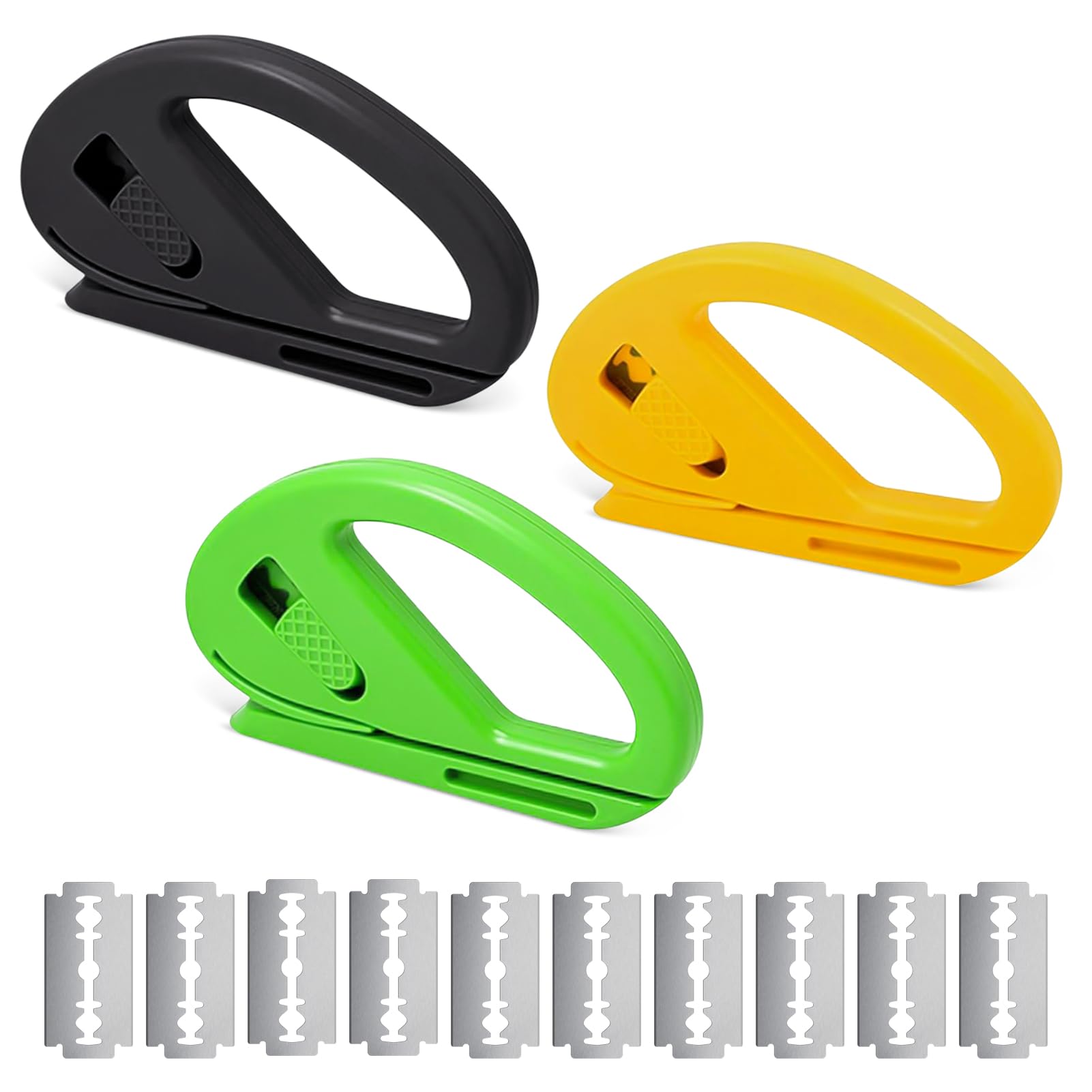 Taglierina Per Pellicola Auto E Carta - 2 Pezzi Con Lame Incluse, Design Ergonomico