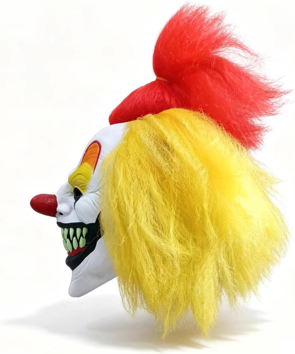 Scary Halloween Clown Mask Creepy Cosplay Costume Mask for Adult