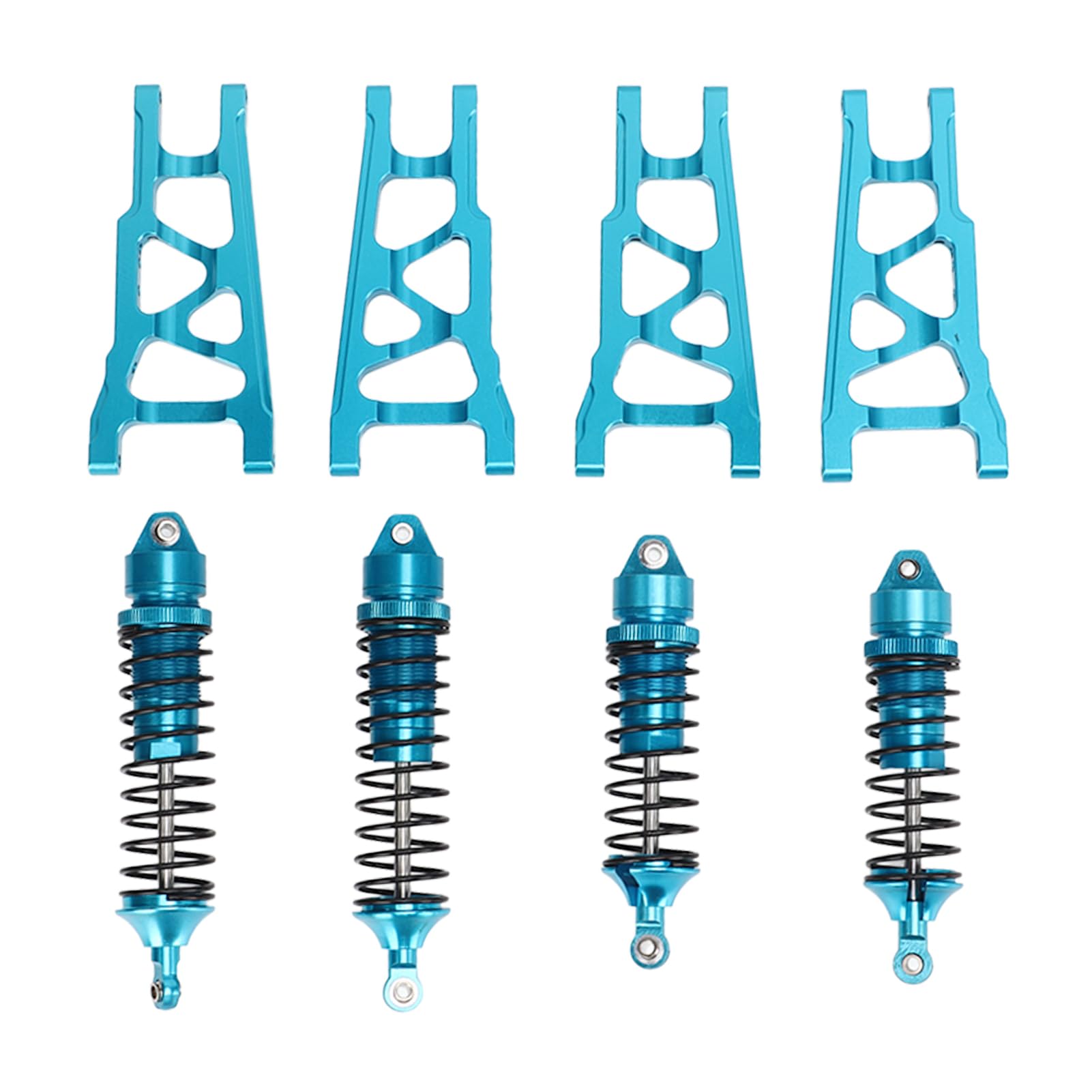 RC Car Swing Arm Shock Absorbers stabilne zawieszenie Arm Shock Absorbers Kit do SLASH 1/10 (niebieski)