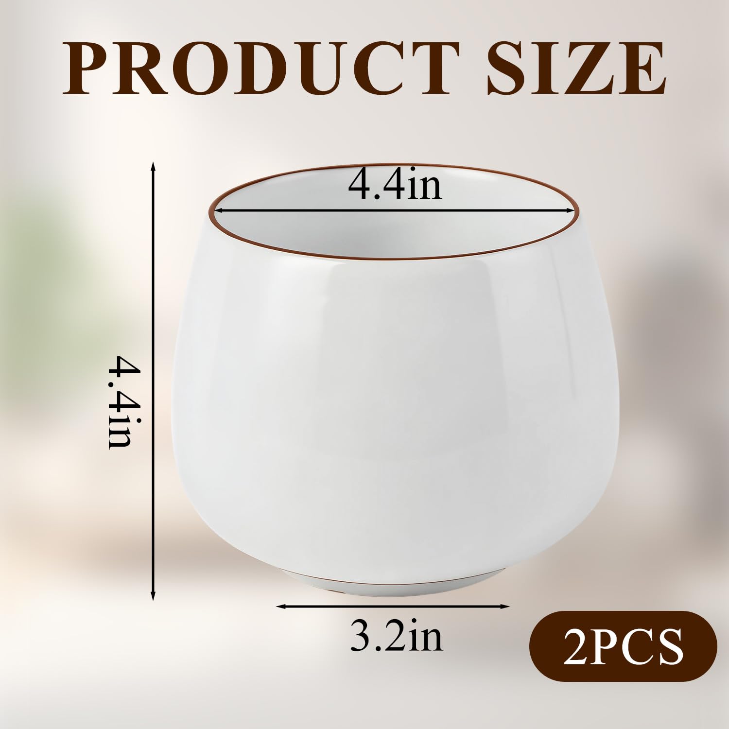 2 Stück 1050 ml Langohr-Hundenapf, Keramik-Wassernäpfe für Spaniel Cocker