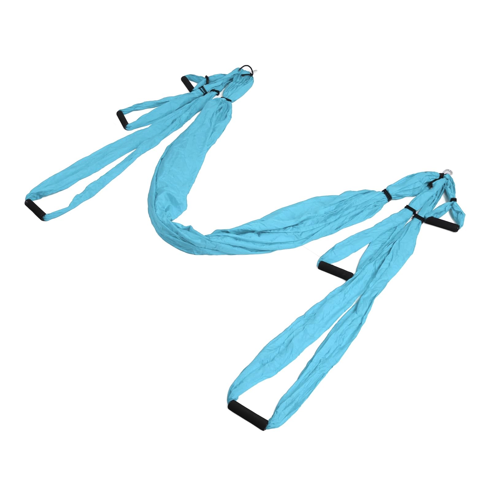Aerial Yoga Swing, Höhenverstellbares Anti-Schwerkraft-Design für Inversionsübungen, Aerial Yoga-Hängematte mit Verdickten Schaumstoffgriffen, für den Innen- und Außenbereich