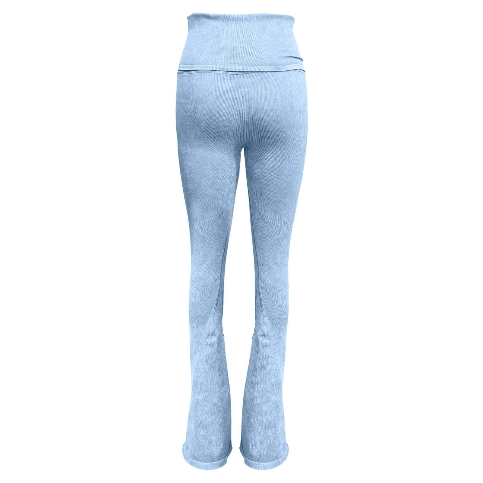 Genérico Mallas Deporte Mujer Verano,Pantalones De Yoga para Mujer Leggings Acampanados para Correr Fitness Y Ropa Deportiva VersáTil Y CóModa para Uso Diario