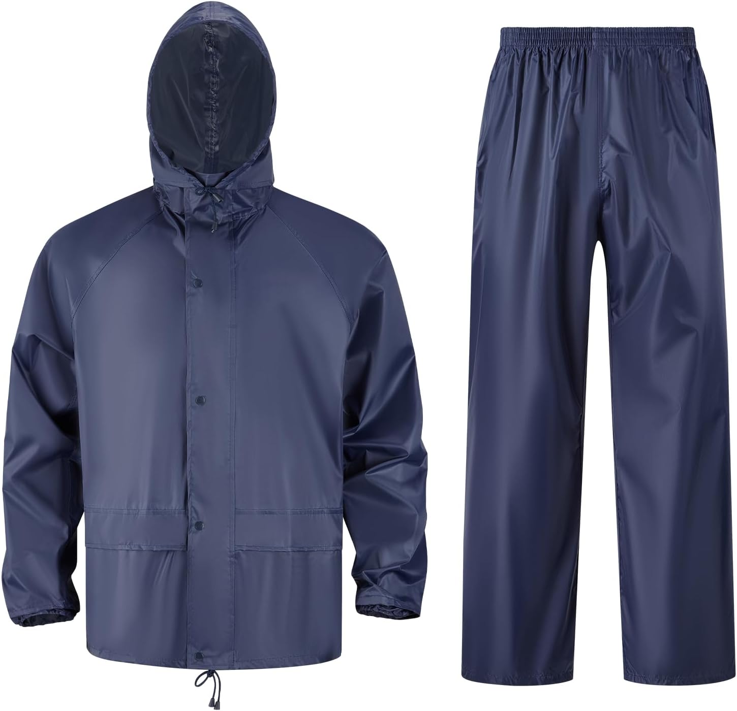 Men's Lightweight Waterproof Rain Suit,2-Piece Jacket and Pants for Cycling Hiking Golf Rain Gear