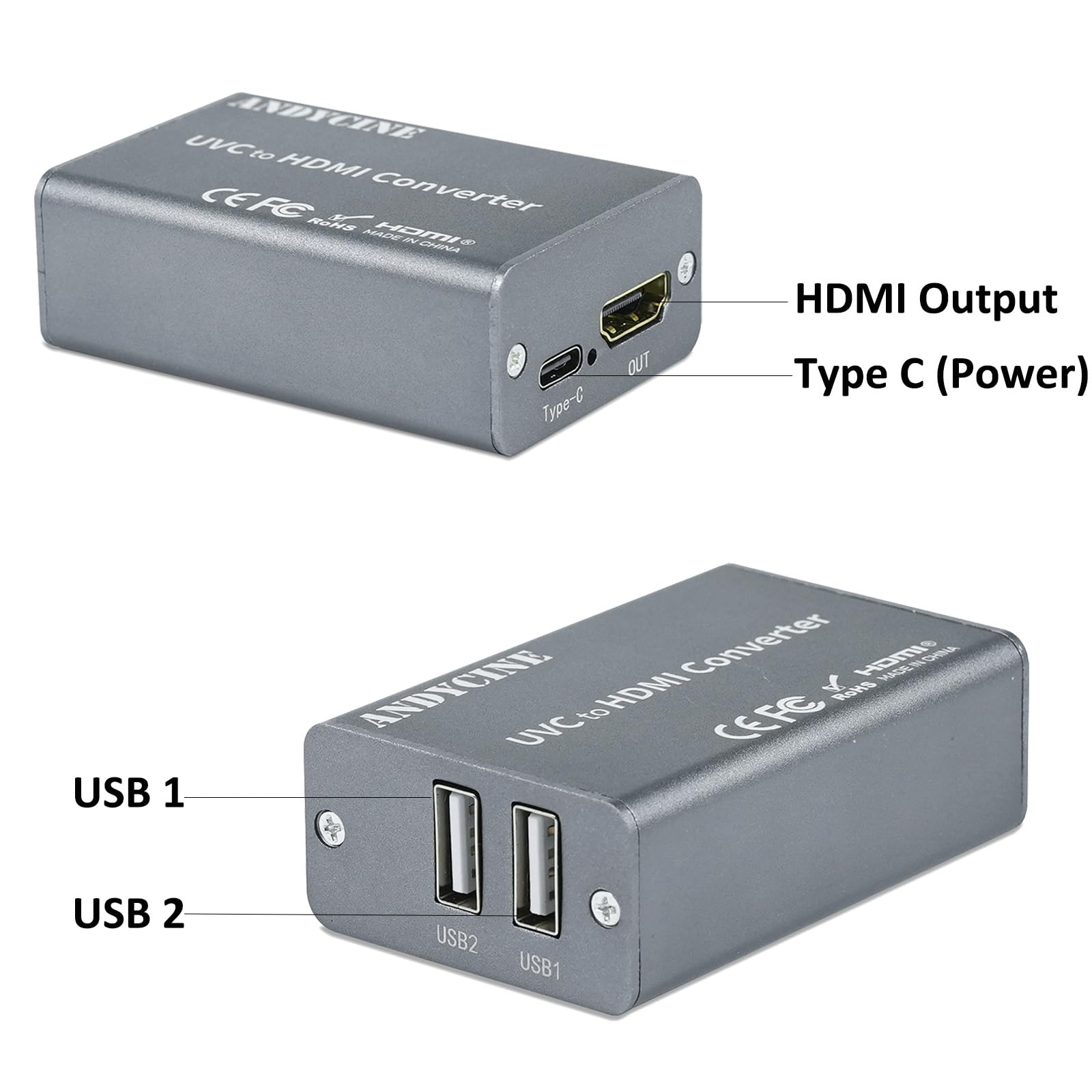 Amazon.com: ANDYCINE UVC2H UVC to HDMI Converter/Adapter with