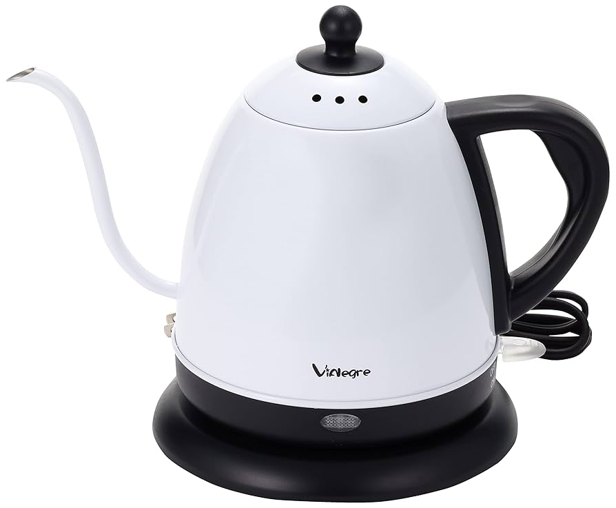Amazon | ビアレグレ (ViAlegre) 電気ケトル 0.8L ホワイト VD