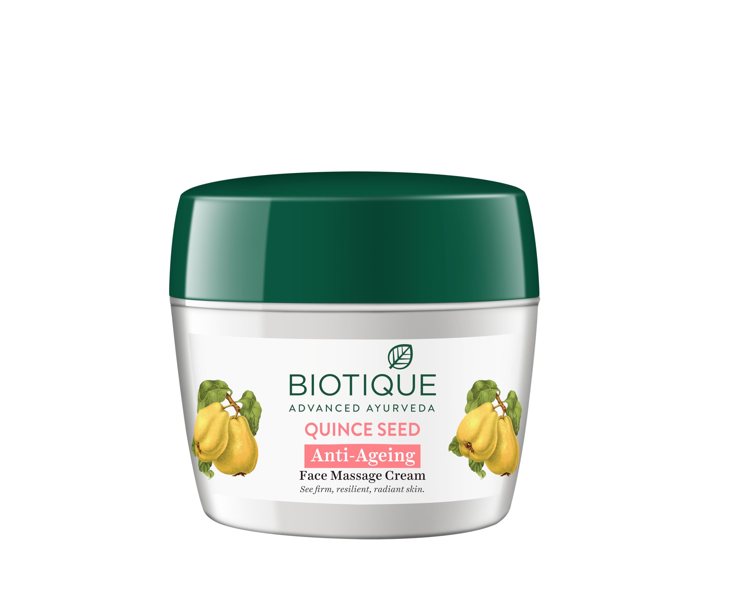 Biotique Quince Seed Nourishing Face Massage Cream | Enriched with Natural Quince Seed Extracts & Botanical Ingredients| Suitable for All Skin Types | 175g