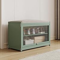 BAKAJI Scarpiera con Seduta e 2 Scomparti Interni Salvaspazio