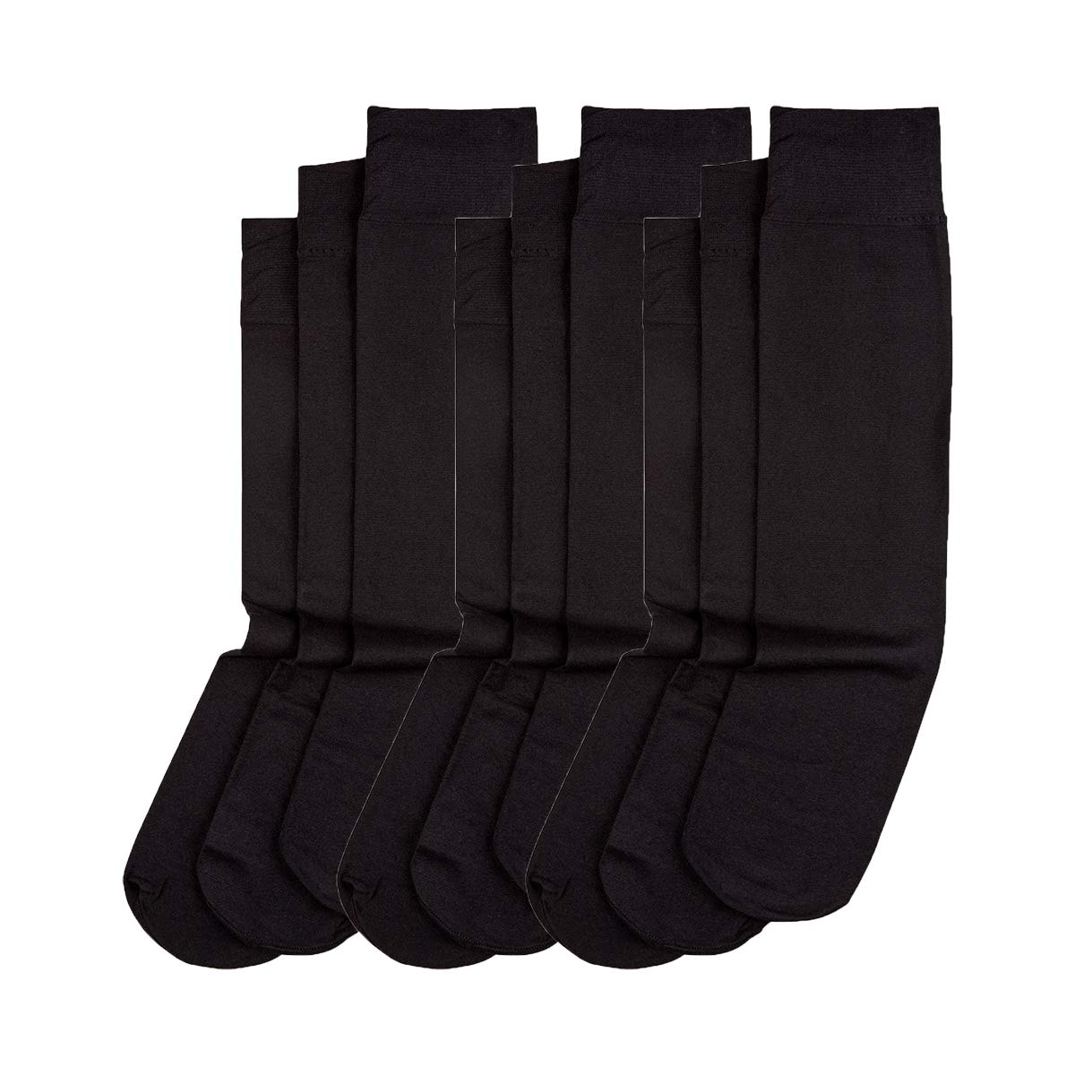 No Nonsense Calcetines altos de seda para mujer, 9 pares