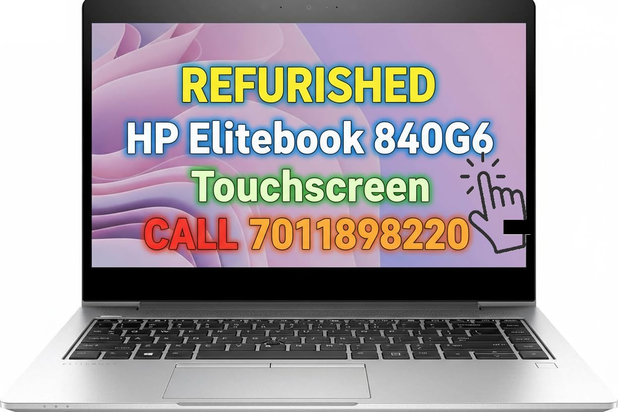 Certified 840 G6 Business Laptop | i5 8th Gen • 14″ FHD Touch | 8GB RAM + 256GB SSD | Ultra Slim Silver Body | Win 11 Ready