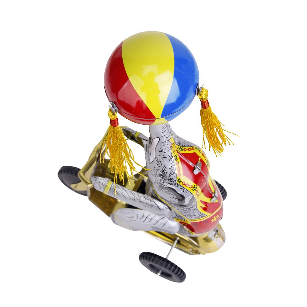 Generic Windup Toy Elephant Play Ball On Tricycle Amazon.in Toys