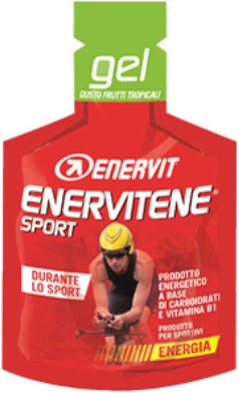 Enervitene Enervit Sport Gel Tropical Fruit Flavour Food Supplement 1 sachet 25ml by ENERVIT SpA