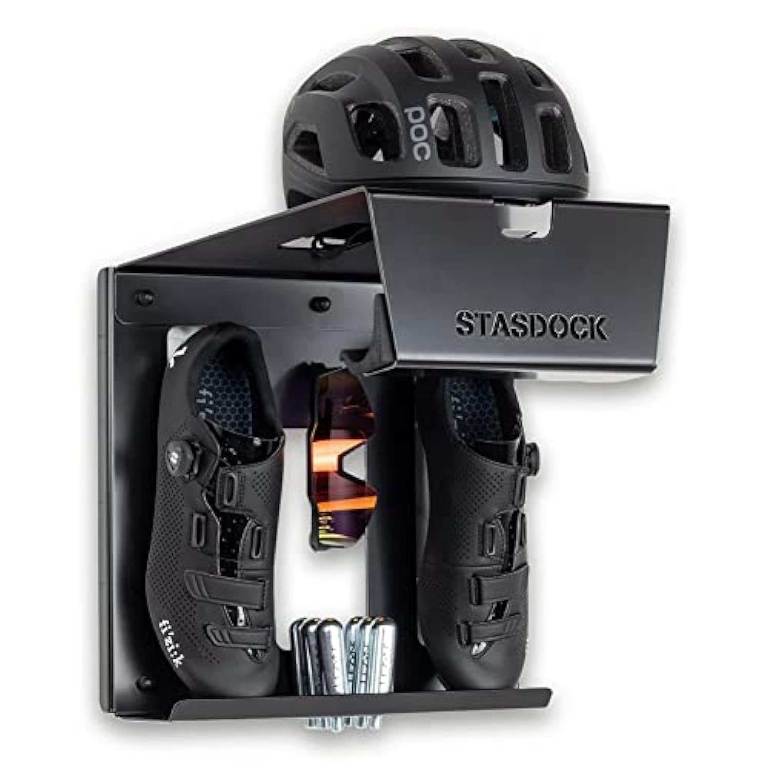 Amazon.co.jp: Stasdock 自転車壁マウント 水平 屋内 自転車収納ラック 