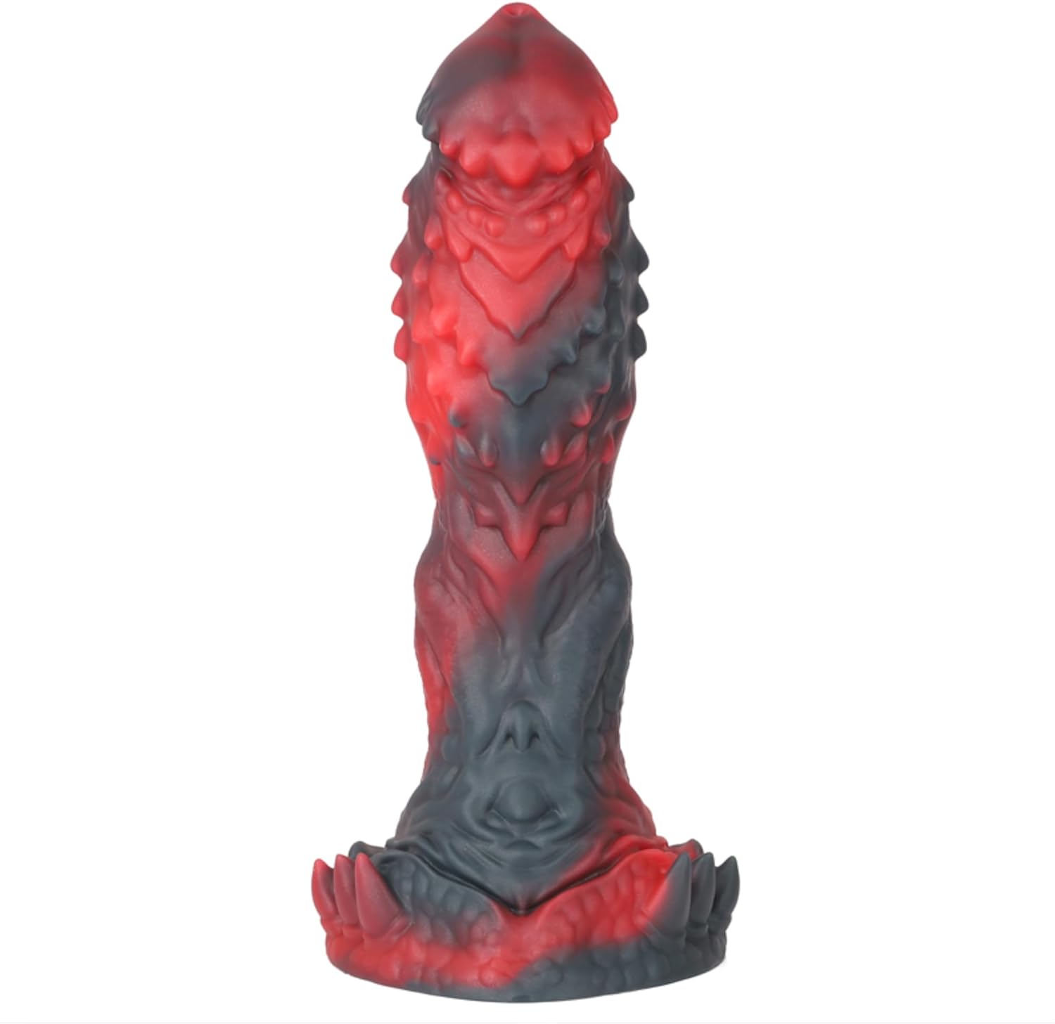 Nothosaur OPALEYE II 7.9 Inch Realistic Anal Dildo for G Spot Clitoral Anal Stimulation Body-Safe Material with Strong Suction Cups, Sex Adult Toys for Women Men and Couple - Fire
