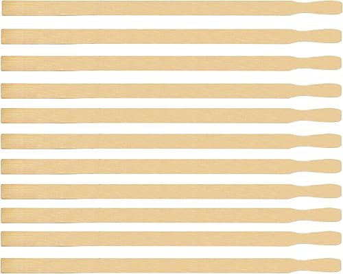 Miniatura 8 de Palitos de mezcla de madera de 12 pulgadas, 50 unidades de palitos de paletas grandes para manualidades