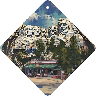 Car Air Fresheners Cards - Set of 4 Pieces with Stylish presidential faces Print - Long-Lasting Fragrance for Your Vehicle