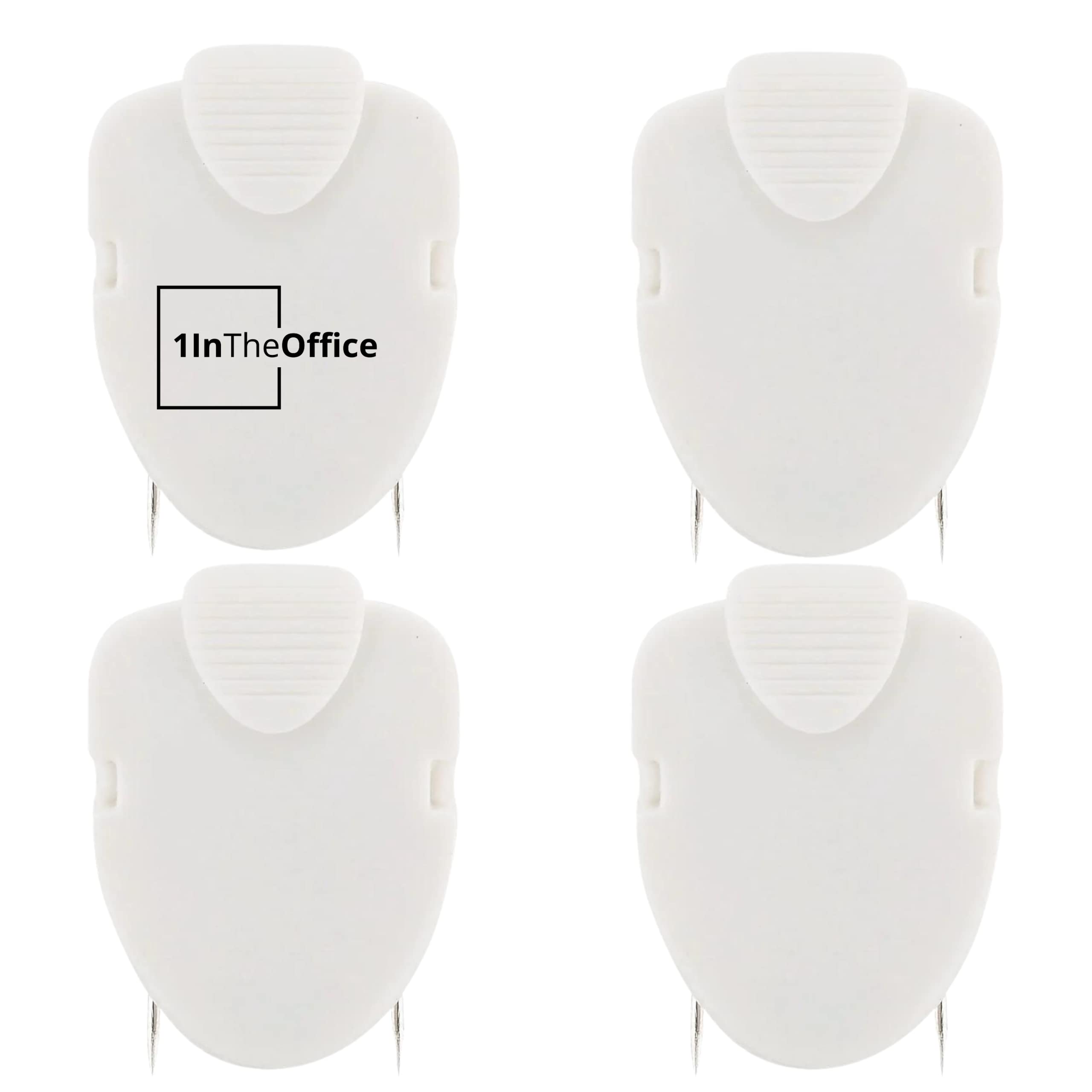 Buy 1InTheOffice Cubicle Clips for Fabric Walls, White Cubicle Wall