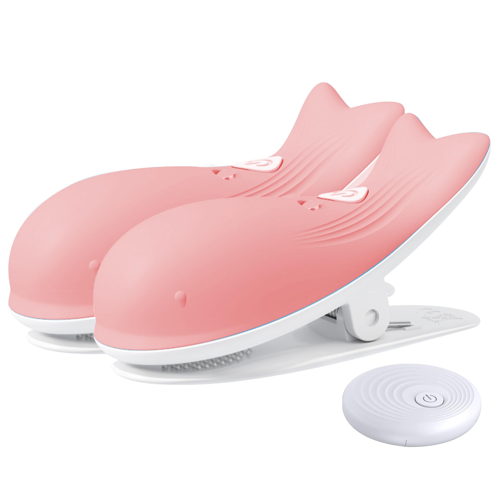 Amazon バイブ 乳首ローター1 0種振動モード 無線操縦ピンク USB充電式 クジラの形 低音ノイズ 適応性柔軟コロイド 乳房乳首