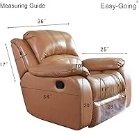 Vista 6 de Easy-Going - Funda reversible para sofá reclinable, protector resistente al agua con correas elásticas, para perros y gatos
