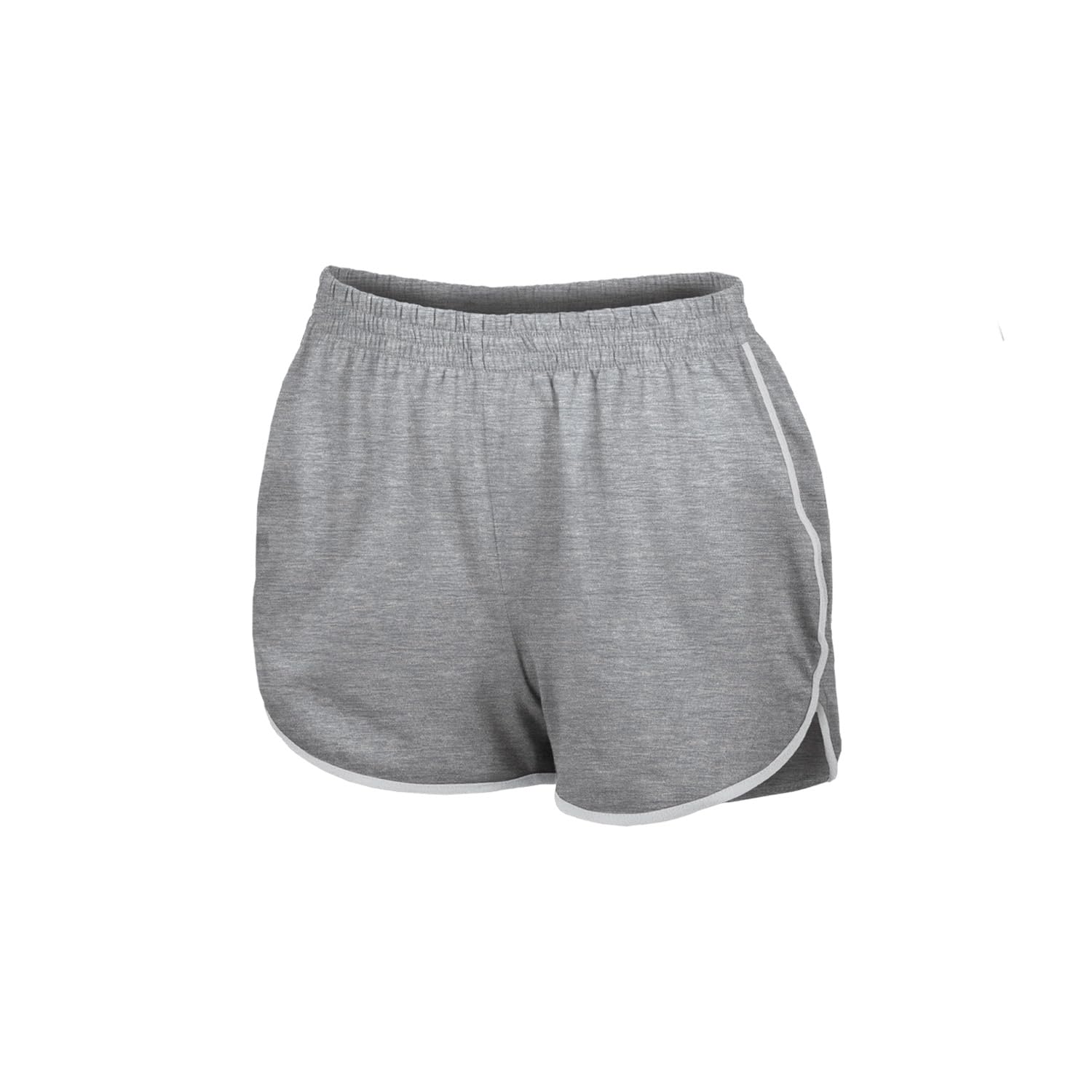 GK High-Waisted Retro Athletic Shorts for Girls - Youth Sizes (YS, Oxford)