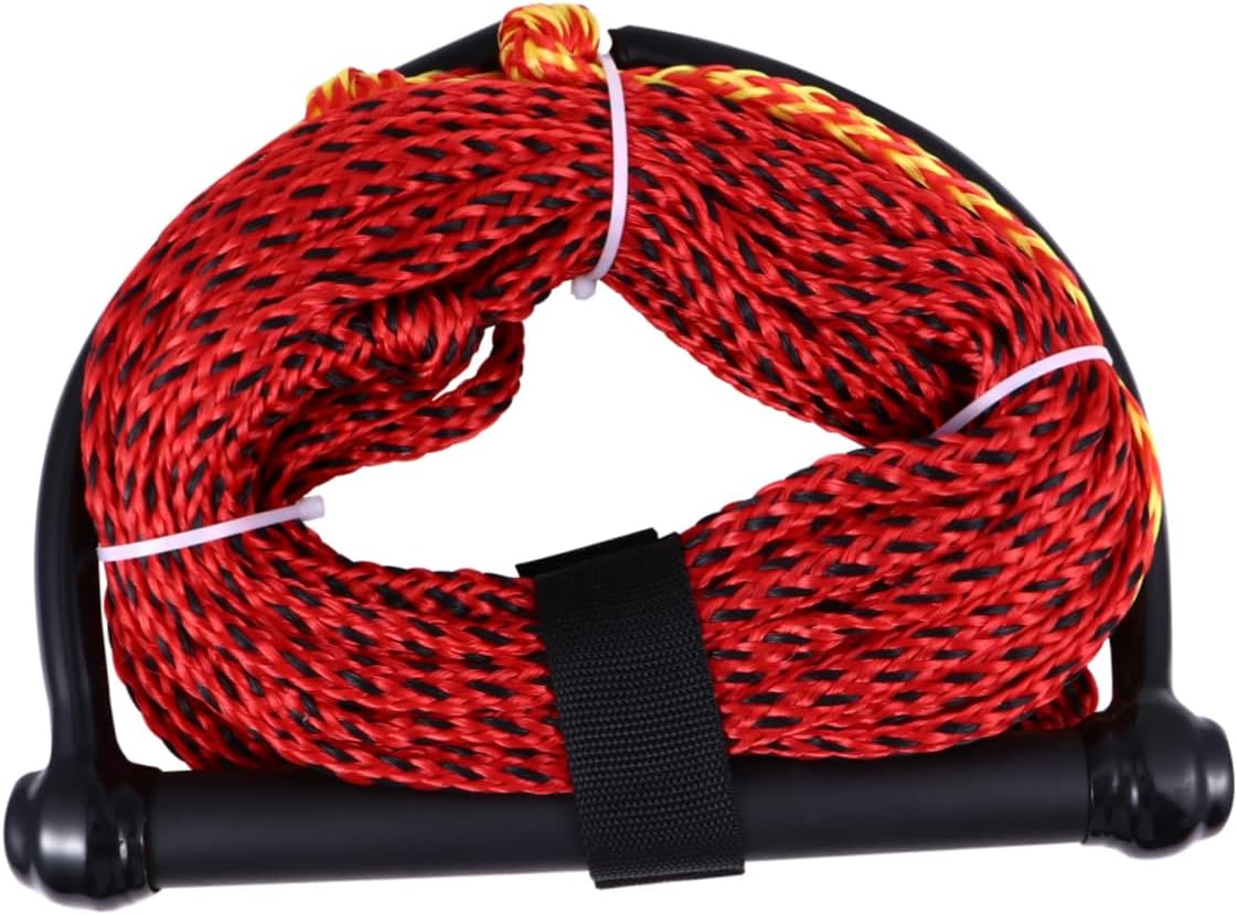 Comfortable Wakeboard Rope Handle Water Ski Rope for Boating Accessories and Strong Black Random