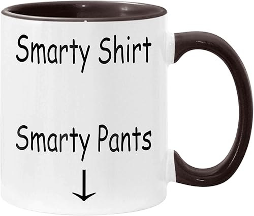 Vista 7 de Smarty Smarty Pants Cup White Coffee Mug