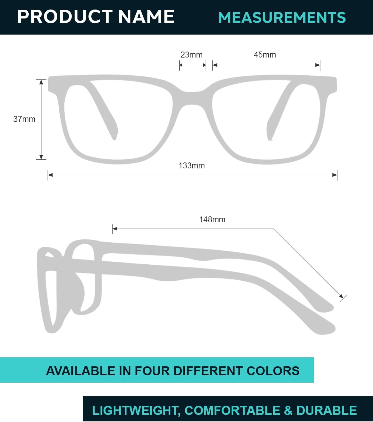 Phillips Safety Real glass reading glasses in Vistanza 1212 frame