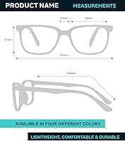 Vista 3 de PS PHILLIPS SAFETY PRODUCTS INC. Gafas de lectura de cristal real en marco Vistanza 1212