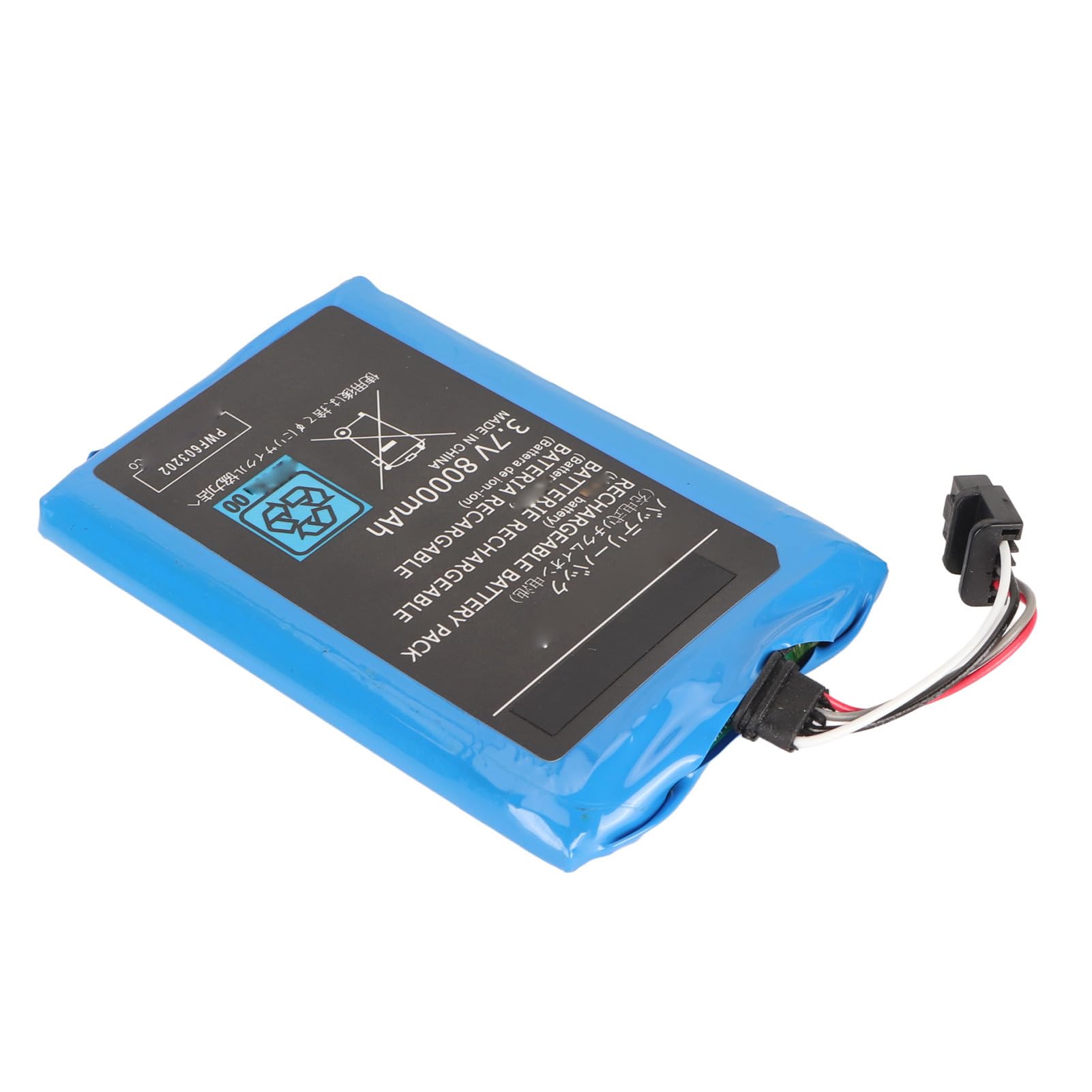 Batteria, Batteria Sostitutiva Ad Alta capacità da 3,7 V 8000 MAh, Estesa Ricaricabile con Strumenti di Installazione per Gamepad WUP-010 WUP-012