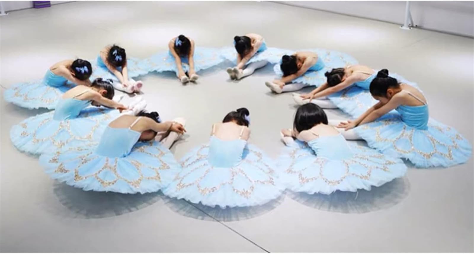 Filles Paillettes Justaucorps Tutu Ballet Robe sans Manches Camisole Ballerine Tulle Danse Jupes Enfants Cygne Vêtements Danse Patinage Ballerine Compétition Performance Costume