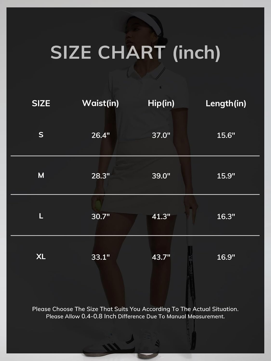ATHMILE Womens Golf Skorts Athletic Tennis Skirts High Waisted Casual Summer Spring Bottoms with Pockets