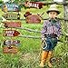Faccito 24 Pcs Western Party Directional Sign Yard Cowboy Rodeo Theme Cutouts Wild West Welcome Sign Decor for Western Birthday Photo Props Backdrop Wall Party Decorations (Retro Color)