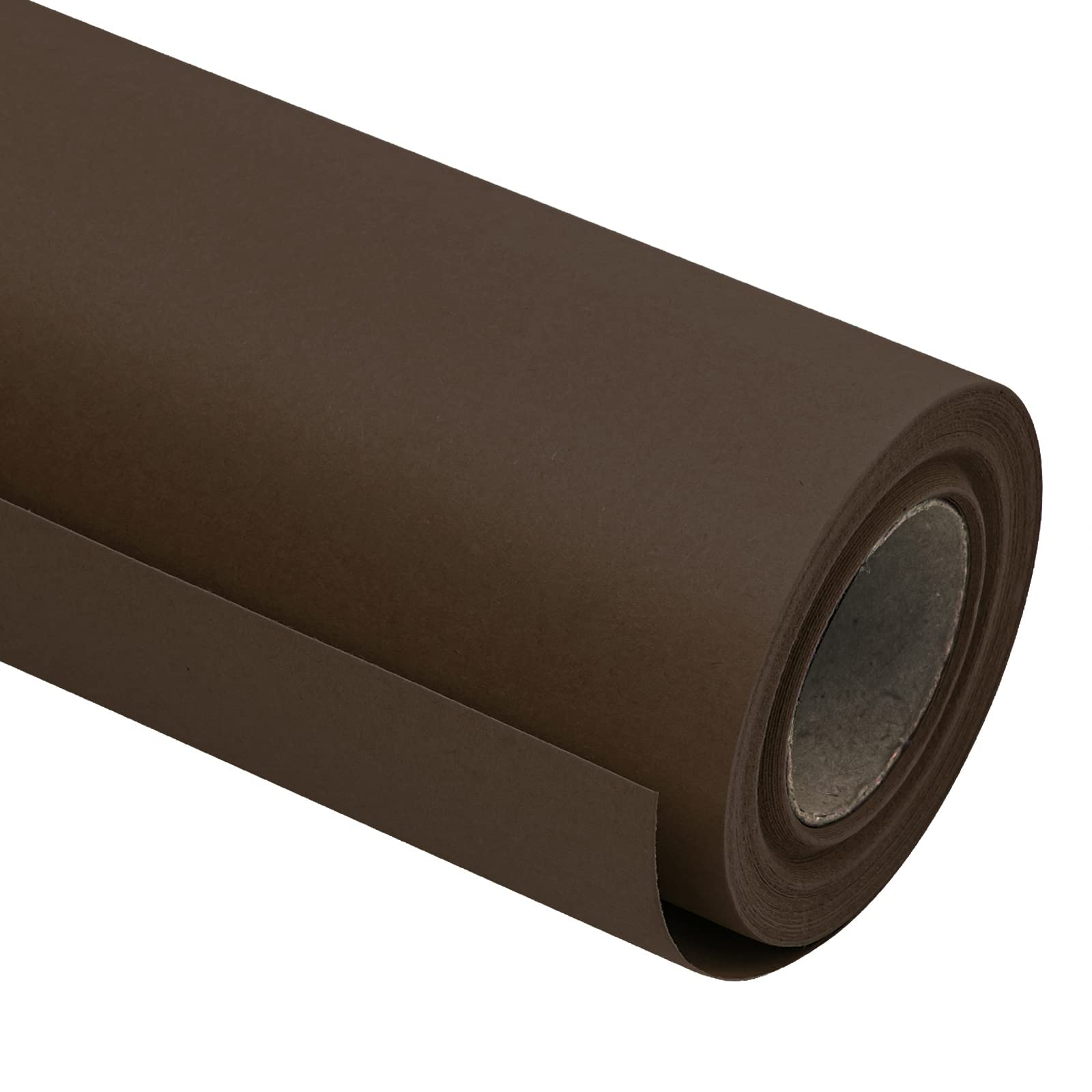 RUSPEPA Kraft Paper Roll - 30 inches x 32.8 feet - Recyclable Paper Perfect for Wrapping, Craft, Packing, Floor Covering, Dunnage, Parcel, Table Runner, Chocolate Brown