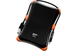 Silicon Power 2TB Rugged Portable USB-C External Hard Drive