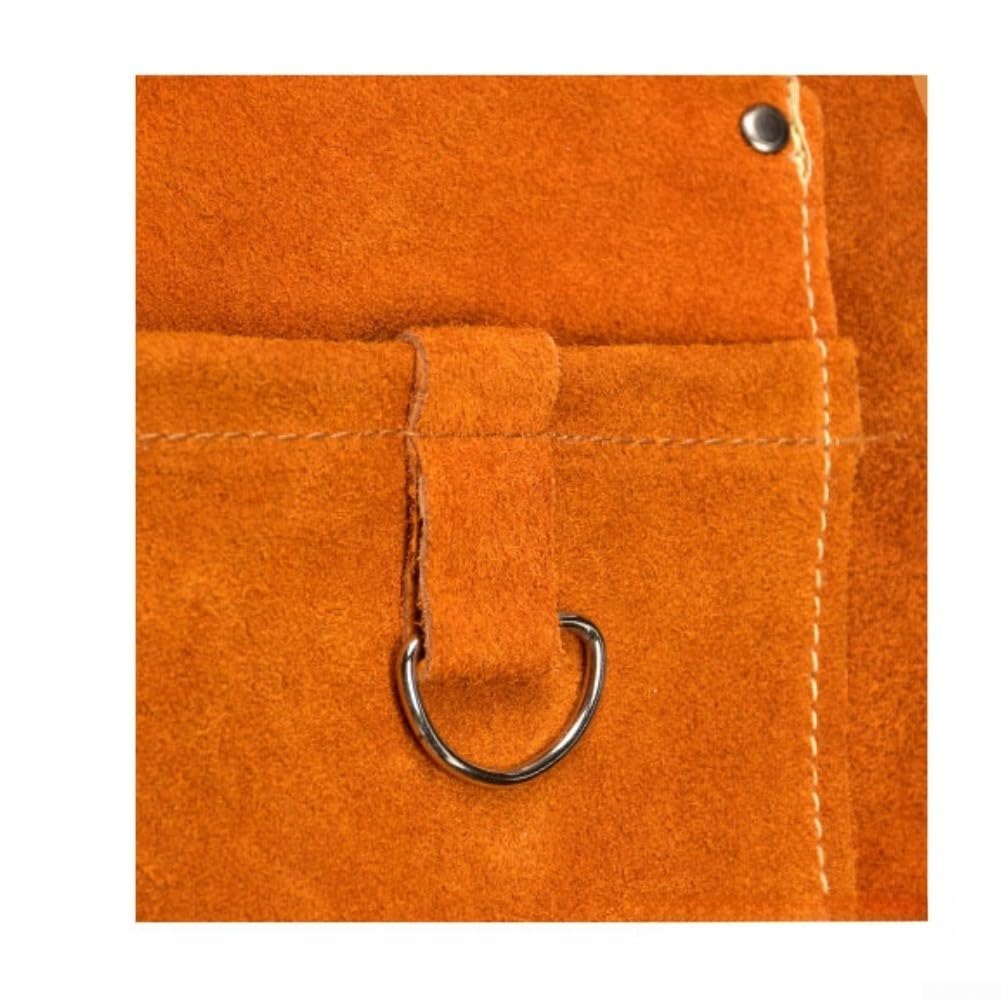 Tablier de soudage en cuir de vachette résistant à la chaleur 102 x 62 cm